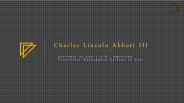 Charles Abbott - Attorney at Law