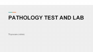 Thyrocare - Diagnostic Lab in Rohini, Delhi | Lybrate