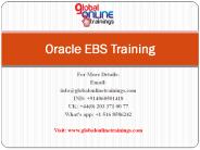 Best Oracle EBS Training