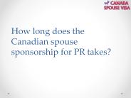 Spouse PR Canada