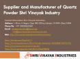 Supplier and Manufacturer of Quartz Powder Shri Vinayak Industry PowerPoint PPT Presentation