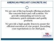 American Precast Concrete Inc (1)