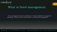 Top hotel management courses in pune
