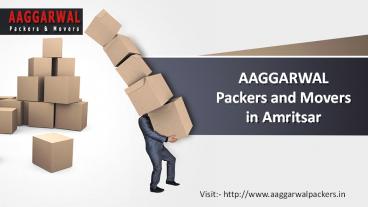 Best Packers and Movers in Amritsar - 9316566001