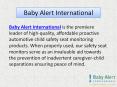 Life saving Car seat baby alert system from Baby Alert international PowerPoint PPT Presentation