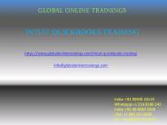 Intuit Quickbooks Training | Intuit Quickbooks certification Training