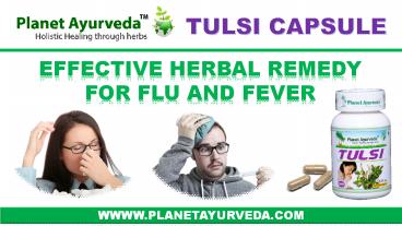 Tulsi for Flu, Allergy, Sinusitis, Infections & Fever - Tulsi Capsules