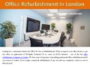 Office Refurbishment In London