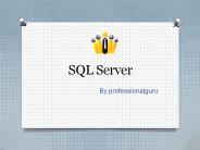 PPT – SQL SERVER PowerPoint presentation | free to view - id: 7aff0b-Y2I1O