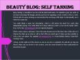 Beauty Blog: Self Tanning