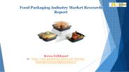 Food Packaging Industry Market Research Report