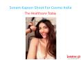Sonam Kapoor Shoot For Cosmo India PowerPoint PPT Presentation