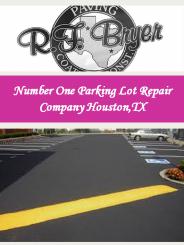 Number One Parking Lot Repair Company Houston,TX