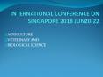 INTERNATIONAL CONFERENCE ON SINGAPORE 2018 PowerPoint PPT Presentation