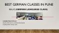 Best german classes in pune PowerPoint PPT Presentation