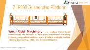 ZLP800 Suspended Platform