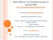 Quick Weight loss Aerobics Classes in Udaipur HFS