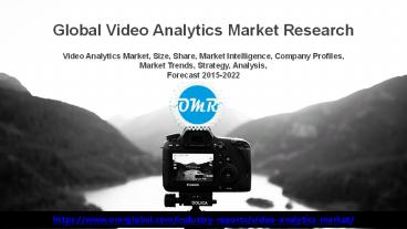 Global Video Analytics Market