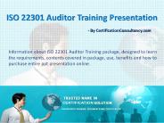 ISO 22301 Auditor Training