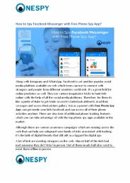 Free Phone Spy App
