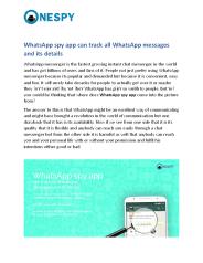 WhatsApp Spy App