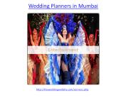 Best wedding planners in mumbai