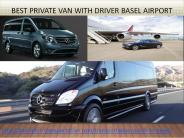 Best Private Van with Driver Basel Airport