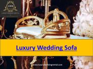 Luxury wedding sofa