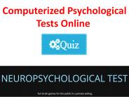Computerized Psychological Tests Online