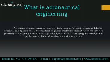 Top aeronautical engineering in pune