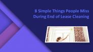 End of Lease Cleaning In Melbourne, Victoria