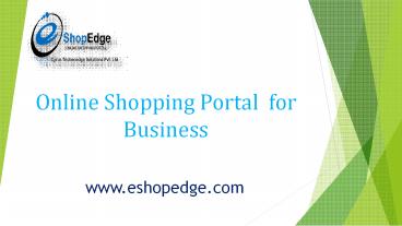 Enhance your eCommerce   Business using Online Shopping Portal
