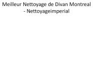 Meilleur Nettoyage de Divan Montreal - nettoyageimperial