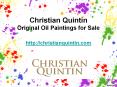 Original Oil Paintings for Sale - Christianquintin.com