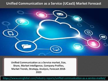 Unified Communication as a Service (UCaaS) Market