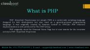 PHP Training in Pune PowerPoint PPT Presentation