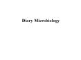 Diary Microbiology PowerPoint PPT Presentation
