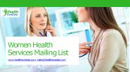 Women Health Services Mailing List | Mailing Database