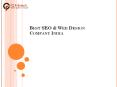 Best SEO & Web Design Company India PowerPoint PPT Presentation