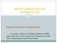 Indian Restaurant in Cambuslang glasgow
