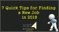 Quick Tips for Finding a New Job in 2018 PowerPoint PPT Presentation