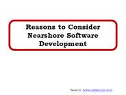 Reasons to Consider Nearshore Software Development