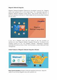 Magento Walmart Integrator by Knowband