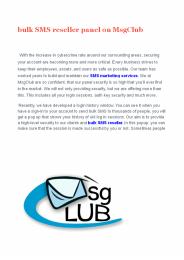 bulk SMS reseller panel on MsgClub (1)