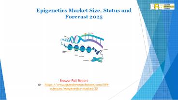 Epigenetics Market Size, Status and Forecast 2025