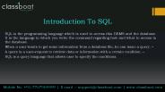 SQL Training in Pune
