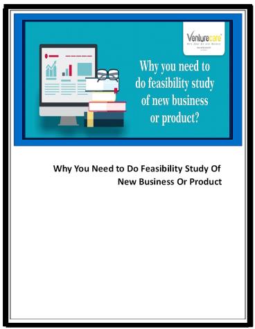Conducting a Feasibility Study for New Business with Venture Care