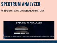 Overview of Spectrum Analyzer | AVCOM