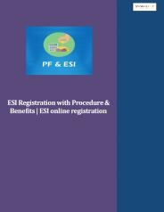 Venture Care-ESI Registration with Procedure & Benefits