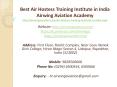 Best Air Hostess Training Institute in India Airwing Aviation Academy PowerPoint PPT Presentation